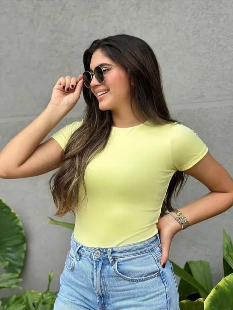 Pack de 3 Bodys en Amarillo Pastel