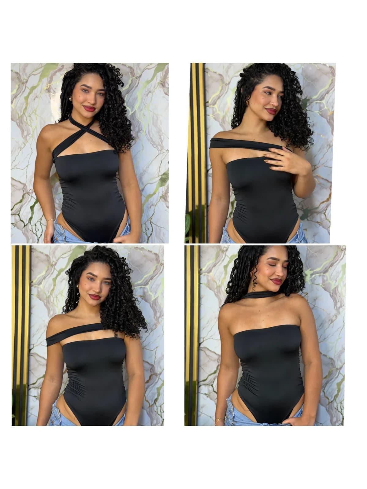 Pack de 3 Bodys en Black